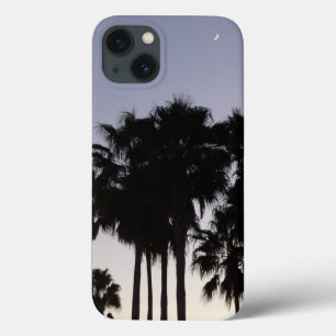 パームと夕暮れトロピカルシーン iPhone 13ケース