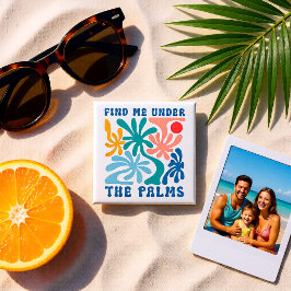 パームの下で探して 熱帯リユニオン 缶バッジ