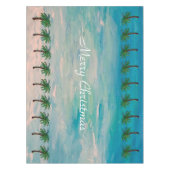 パームの木クリスマステーブルクロス熱帯 テーブルクロス (正面)