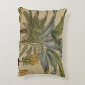 パームアンティークトロピカルフルーツ植物芸術 アクセントクッション (裏面(縦))