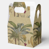 パームアンティークトロピカルフルーツ植物芸術 フェイバーボックス (オープン)