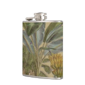 パームアンティークトロピカルフルーツ植物芸術 フラスク (左)