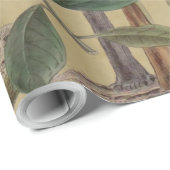 パームアンティークトロピカルフルーツ植物芸術 ラッピングペーパー (ロールコーナー)