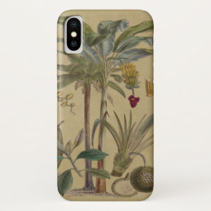 パームアンティークトロピカルフルーツ植物芸術 iPhone X ケース