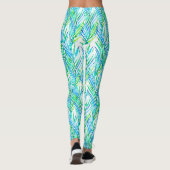 パームウィスペラーハワイアントロピカルカッコいい レギンス (裏面)