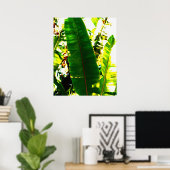 パームウォーターの色 ポスター (ホームオフィス)