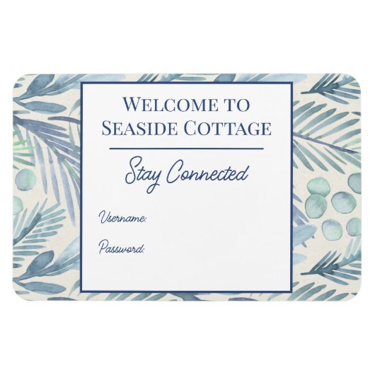 パームエアブビーチバケーションレンタルWifiマグネット マグネット (横)