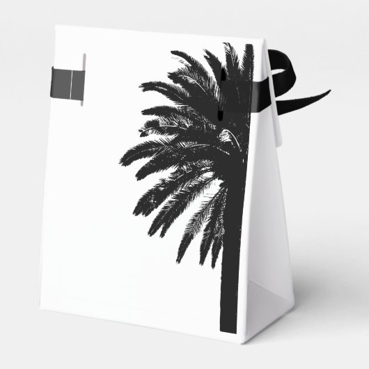 パームエレガントツリー結婚式の優待箱 フェイバーボックス (裏面サイド)