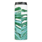 パームエレガントリーフ熱帯ジャングル熱帯雨林リーフ タンブラー (裏面)