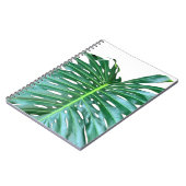 パームエレガントリーフ熱帯ジャングル熱帯雨林リーフ ノートブック (左側)