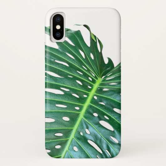 パームエレガントリーフ熱帯ジャングル熱帯雨林リーフ Case-Mate iPhoneケース (裏面)