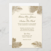 パームエレガント招待状 招待状 (正面/裏面)