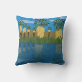 パームオアシスコーチェラバレーデザートカリフォルニア クッション (裏面)