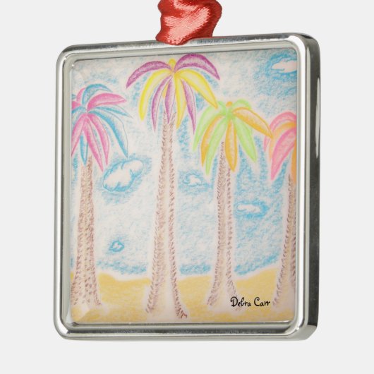 パームカラフルズプレミアムオーナメント メタルオーナメント (左)