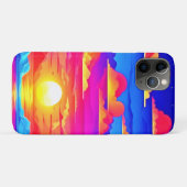 パームカラフルツリーサンセット Case-Mate iPhoneケース (裏面(横))