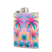 パームカラフルツリー フラスク (左)