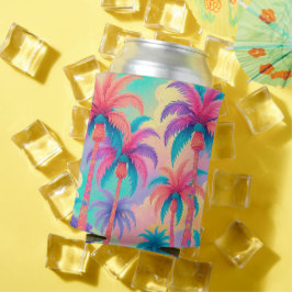 パームカラフルツリー 缶クーラー