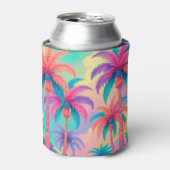 パームカラフルツリー 缶クーラー (缶正面)
