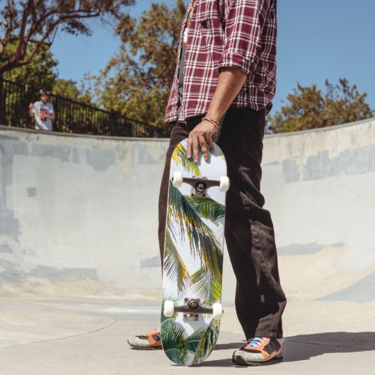 パームカリブのジャングル#1 #tropical #wall #art スケートボード (室外2)