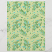 パームグリーンスクラップブック紙 (正面)