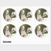 パームグローブアラビア馬のステッカー ラウンドシール (シート)