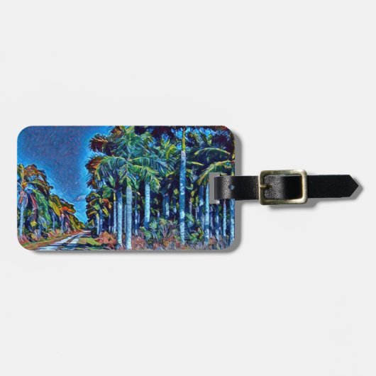 パームグローブロード ラゲッジタグ (正面横)