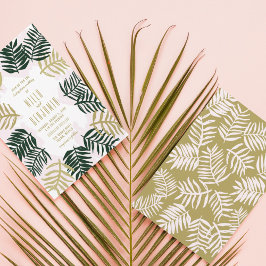 パームゲタウェイデスティネーションウェディング招待状 招待状