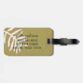 パームゲタウェイトロピカルビーチ ラゲッジタグ (裏面横)