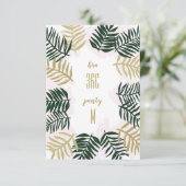 パームゲートウェイバチェロレッテ招待状挿入 エンクロージャーカード (スタンド正面)