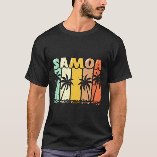 パームサモアサモアン Tシャツ (正面)