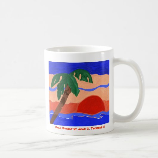 パームサンセットマグ コーヒーマグカップ (右)