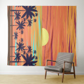 パームサンセット タペストリー (インサイチュ(横))