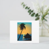 パームサンセット ポストカード (スタンド正面)