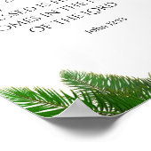 パームサンデークリスチャン・アート | ホサンナ・ジョン12:13 ポスター (角)