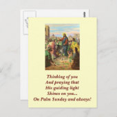 パームサンデーホーリーウィッシュ ポストカード (正面/裏面)