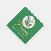 パームサンデーホーリーウィーク紙ナプキン スタンダードランチョンナプキン (角)