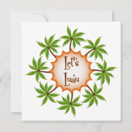 パームサークル ルアウ招待 招待状