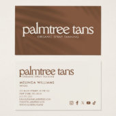 パームシャドウタンニングサロン、ブティック、スパ (正面&裏面)