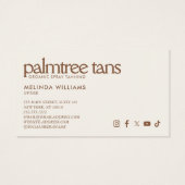 パームシャドウタンニングサロン、ブティック、スパ (裏面)