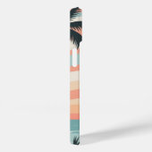 パームストライプ - トロピカル カーム ビーチ 携帯ケース Case-Mate iPhoneケース (裏面 / 右)