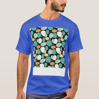 パームストーンシームレスパターンビーチ玉石宝石 Tシャツ