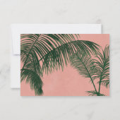 パームスプリングの出欠確認 出欠カード (裏面)