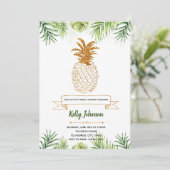 パームスプリングシャワーパーティーの招待状 招待状 (スタンド正面)