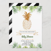 パームスプリングシャワーパーティーの招待状 招待状 (正面/裏面)