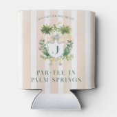 パームスプリングスでのパーティーゴルフ | ゴルフ女子会 缶クーラー (裏面)