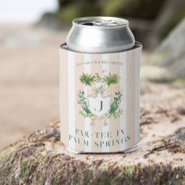 パームスプリングスでのパーティー｜ゴルフ・バチェロレッテ 缶クーラー