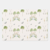 パームスプリングスでのPar-Tee | ゴルフ女子会 ラッピングペーパーシート (正面)