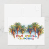 パームスプリングスカリフォルニア ポストカード (正面/裏面)