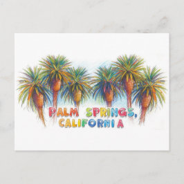 パームスプリングスカリフォルニア ポストカード