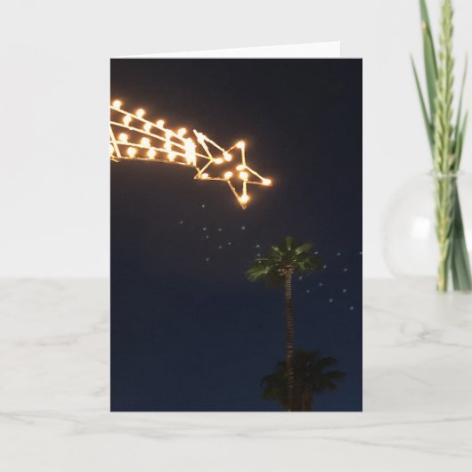 パームスプリングス市内クリスマス カード (正面)